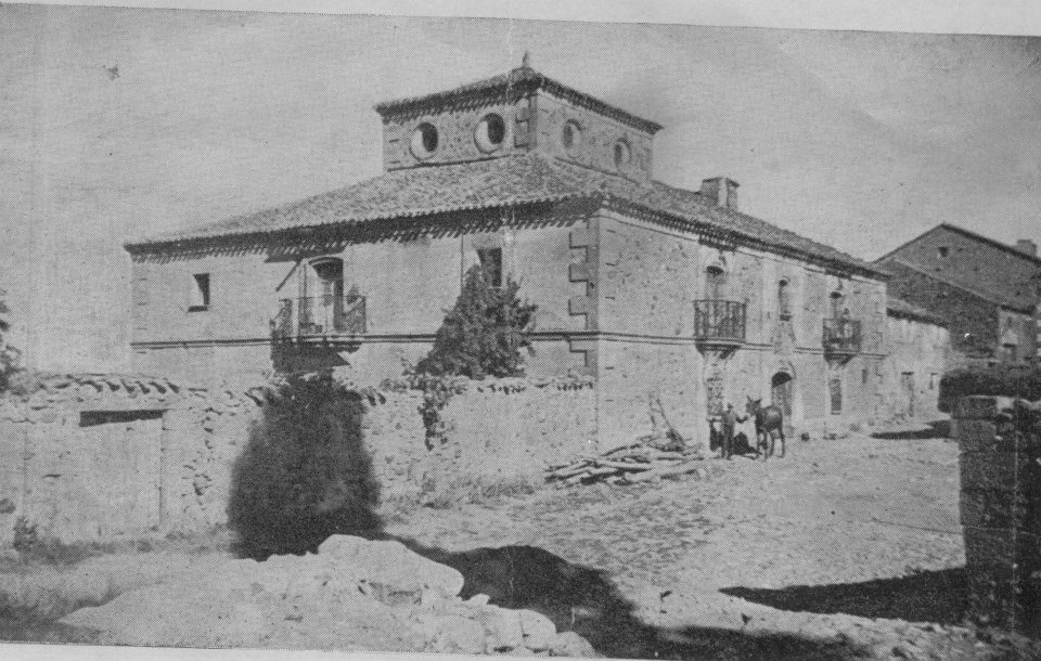 La casa-palacio a principios del siglo XX